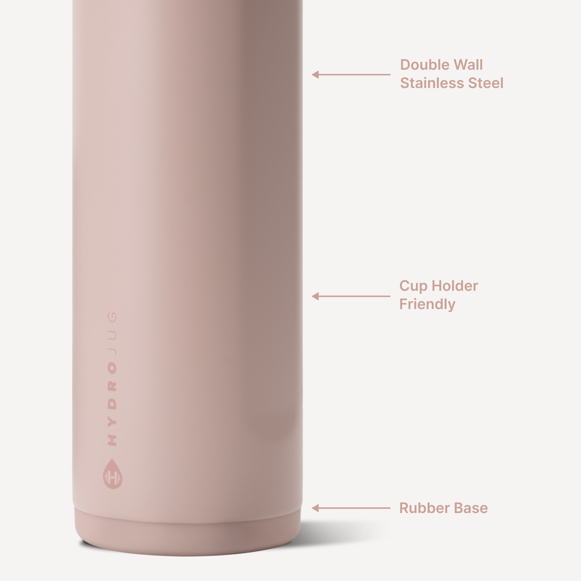 Ease2o 24oz - Dusty Rose